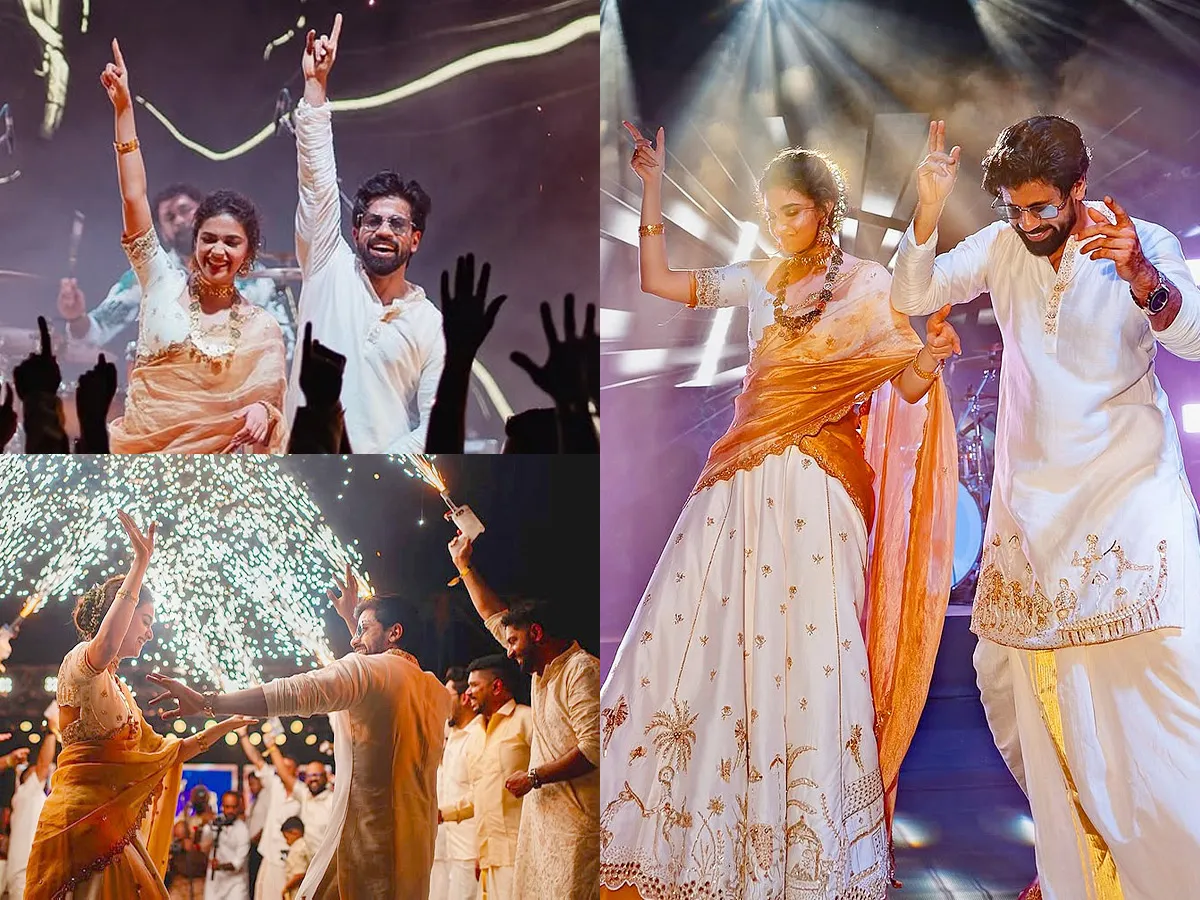 Keerthy Suresh shake A leg With Husband Antony Thattil Photos Viral