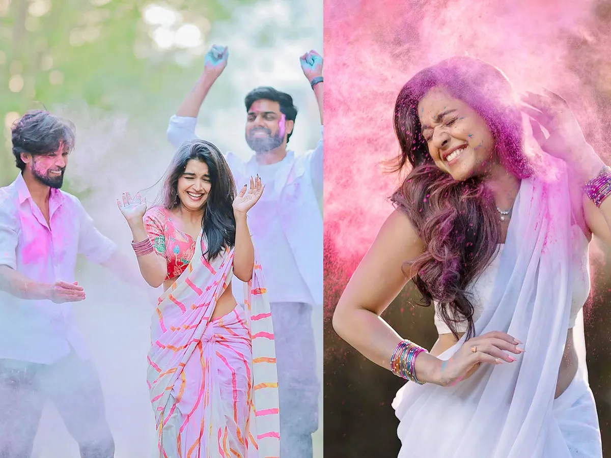 TV Stars Celebrate Festival Of Colours With Loved Ones Photos
