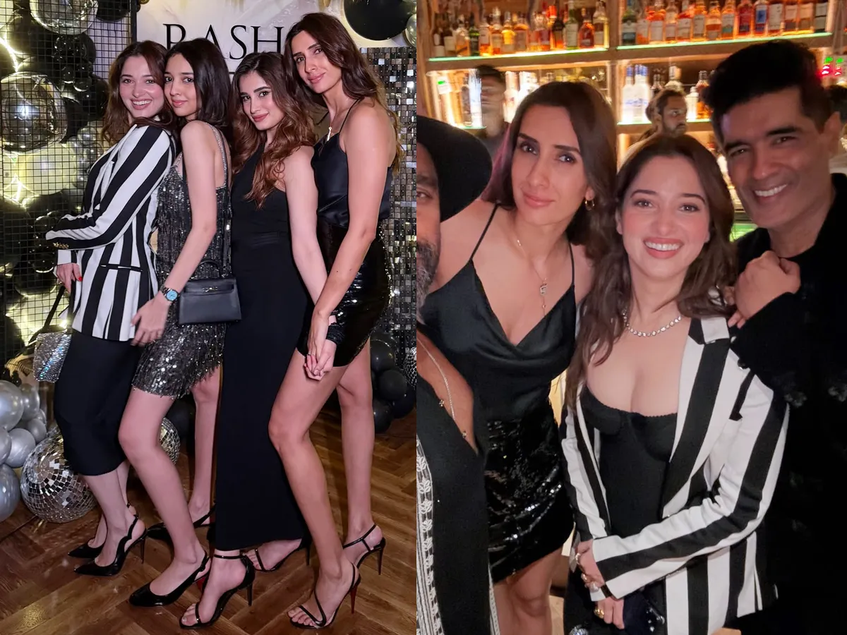 Tamannaah is the special attraction at Bollywood actress Raveena Tandon daughter's birthday celebrations5
