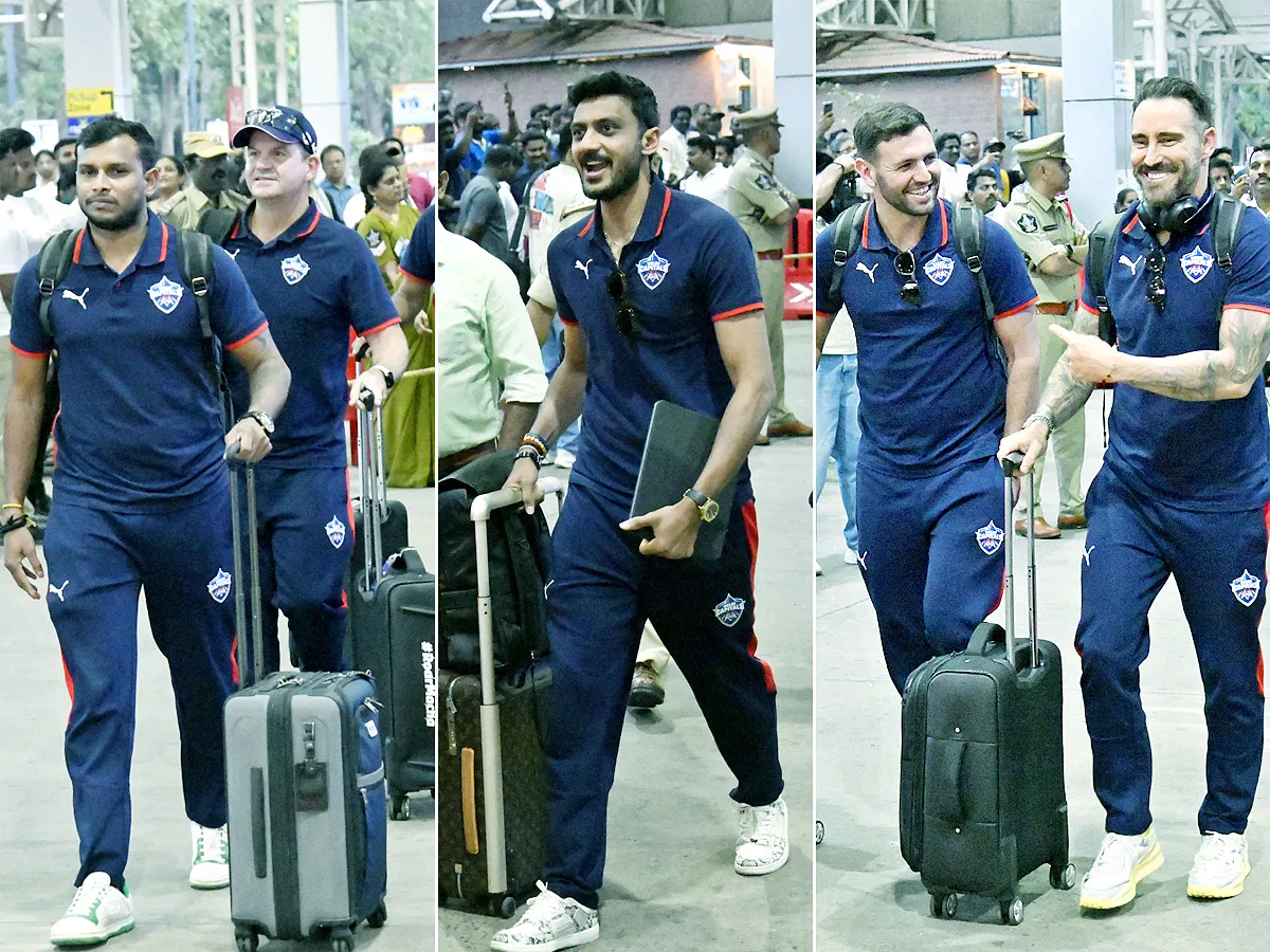 IPL 2025 : Delhi Capitals Reach Visakhapatnam for Opening Match10