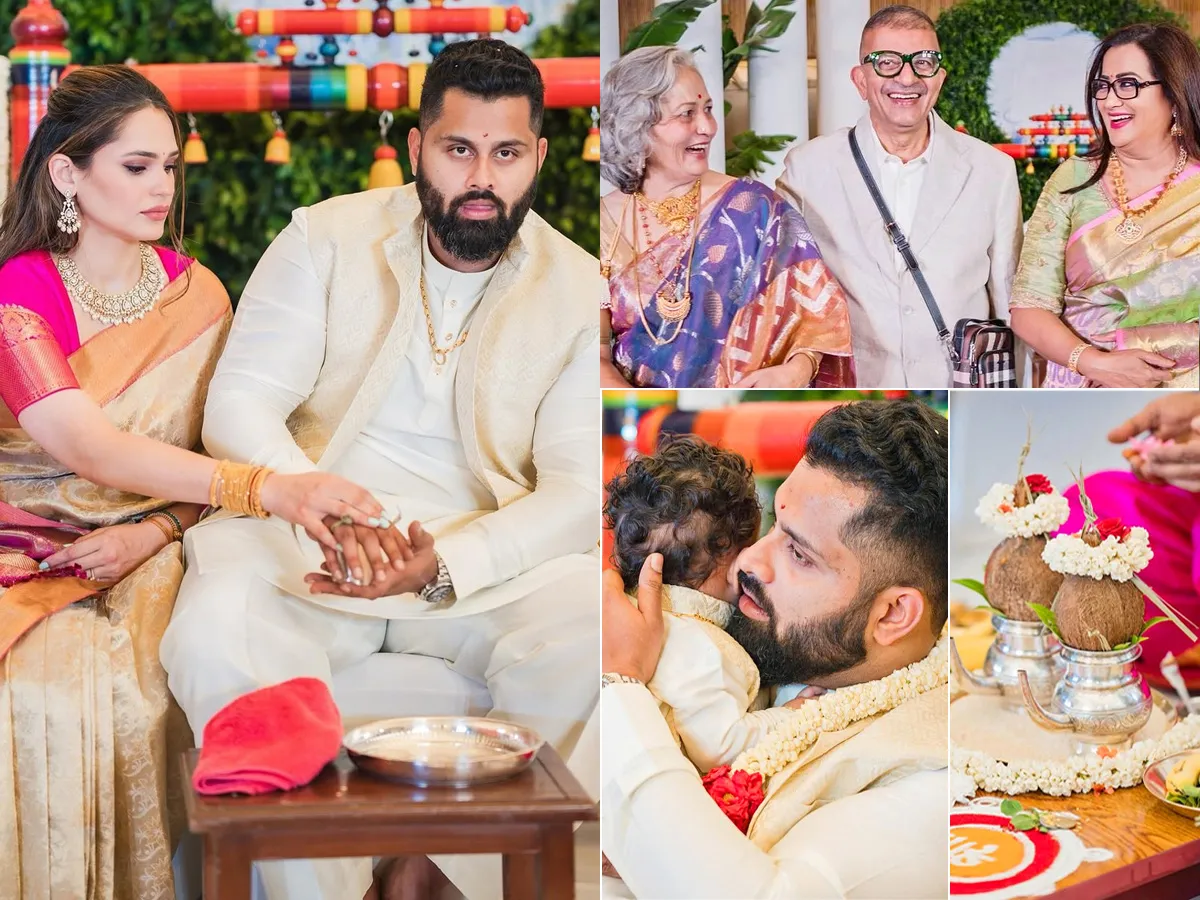 Sumalatha Ambareesh Grand Son Naming Ceremony Photos9