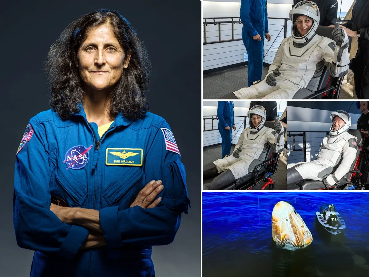 Sunitha Williams returns to Earth safely 5