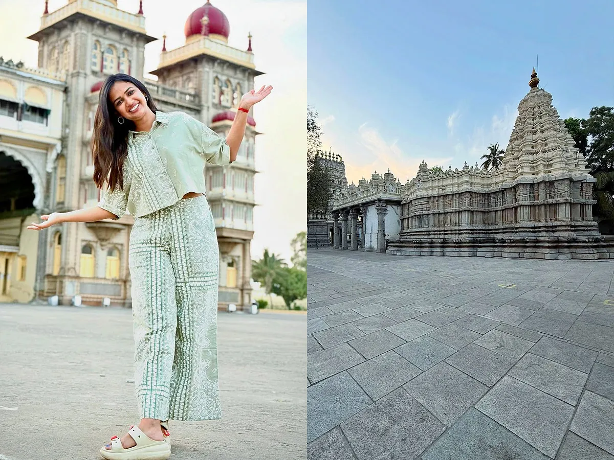 Bigg Boss contestant Ariyana Glory says Best Place IS Mysore Palace Photos