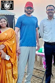 SSMB 29 Pics : Priyanka Chopra Mahesh Babu and SS Rajamouli click pics6