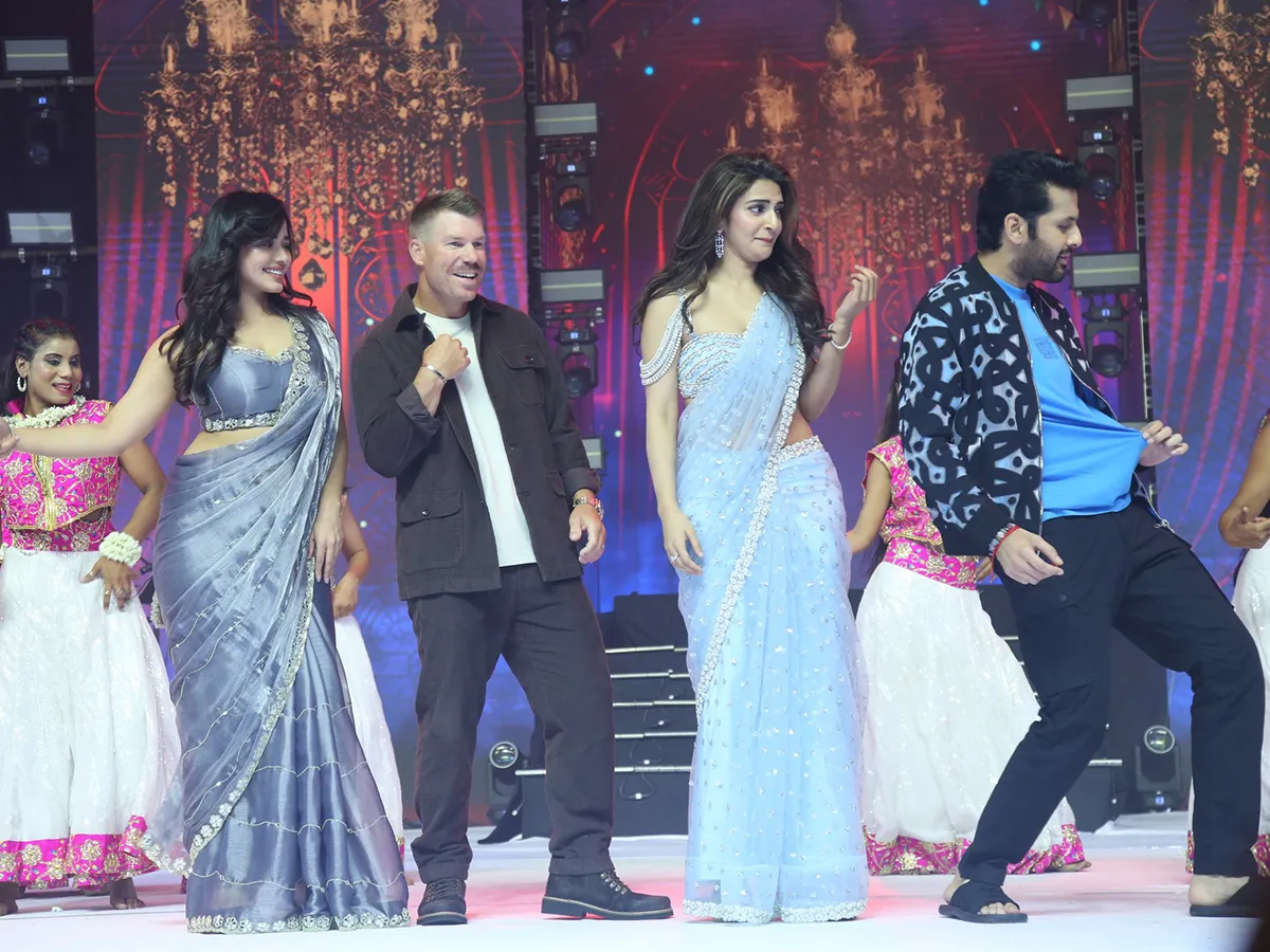 Nithiin Robinhood Movie Pre Release Event Photos