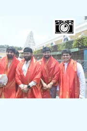 Music director Thaman ,Hero Ashwin Babu visited Tirumala Photos9