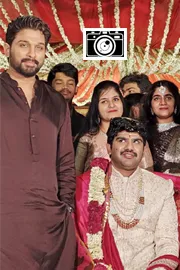 Allu Arjun Attends Cousins Wedding Photos9