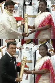 India president Droupadi Murmu presents Padma Awards 2025 ceremony at rastrapathi bhavan4