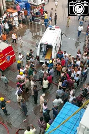 massive fire at building near hyderabads iconic charminar1