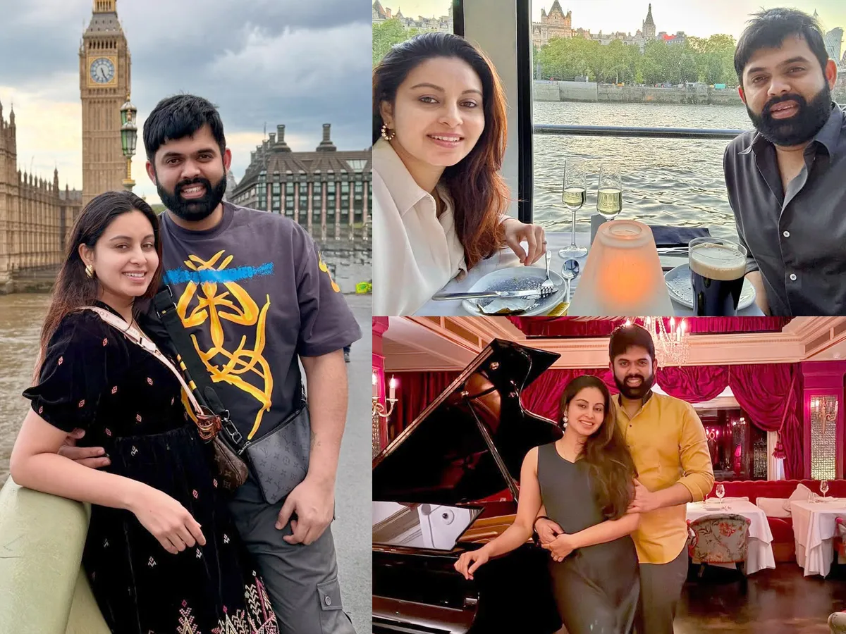 పెళ్లి తర్వాత లండన్‌ హనీమూన్‌లో టాలీవుడ్ నటి అభినయ (ఫోటోలు)