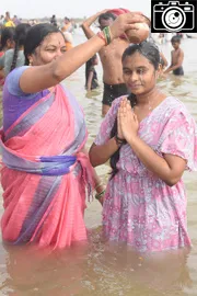 Kaleshwaram Saraswati River Pushkaralu 2025 Photos5