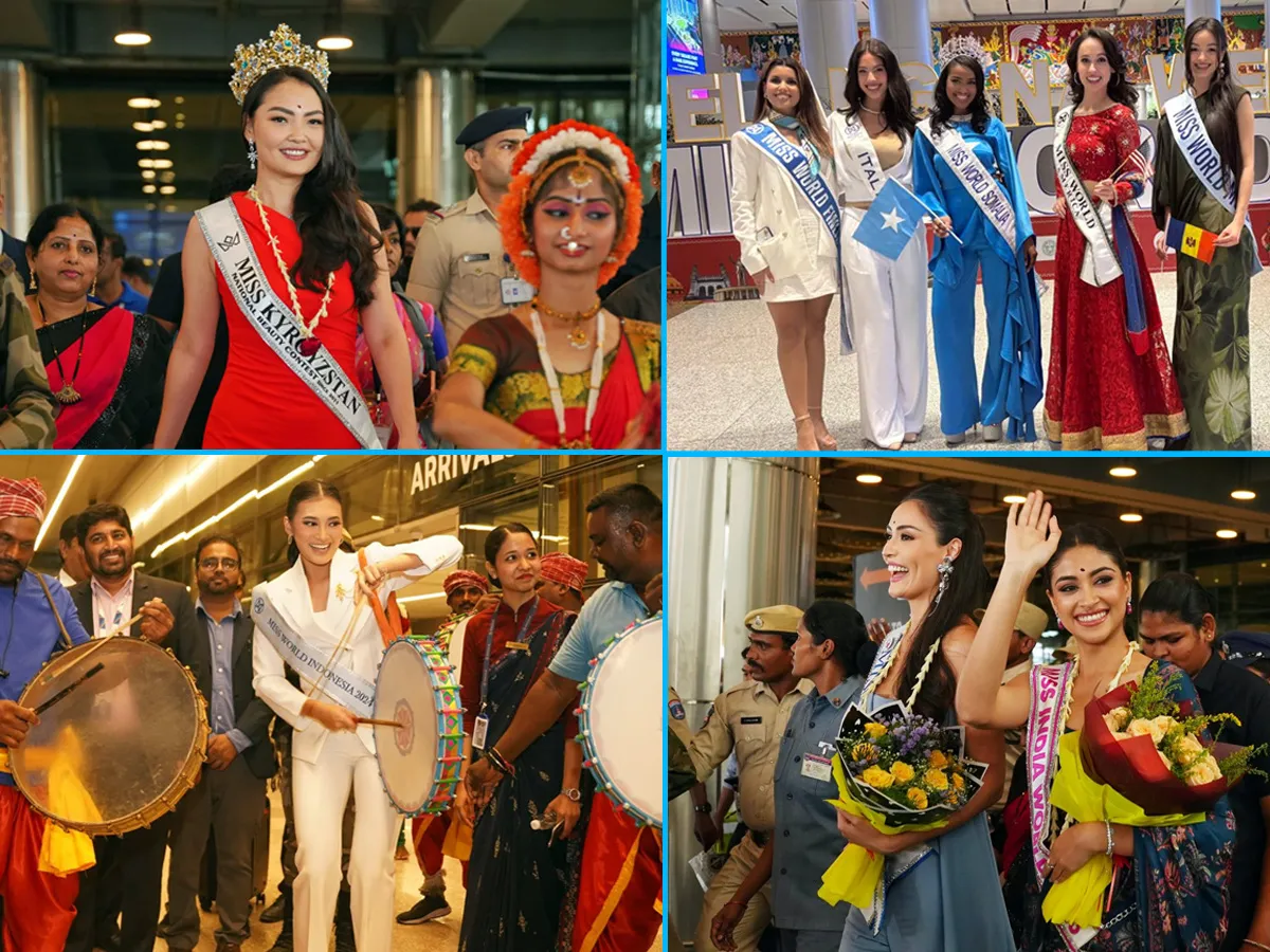 Miss World 2025: సుంద‌రీమ‌ణుల‌కు స్వాగ‌తం