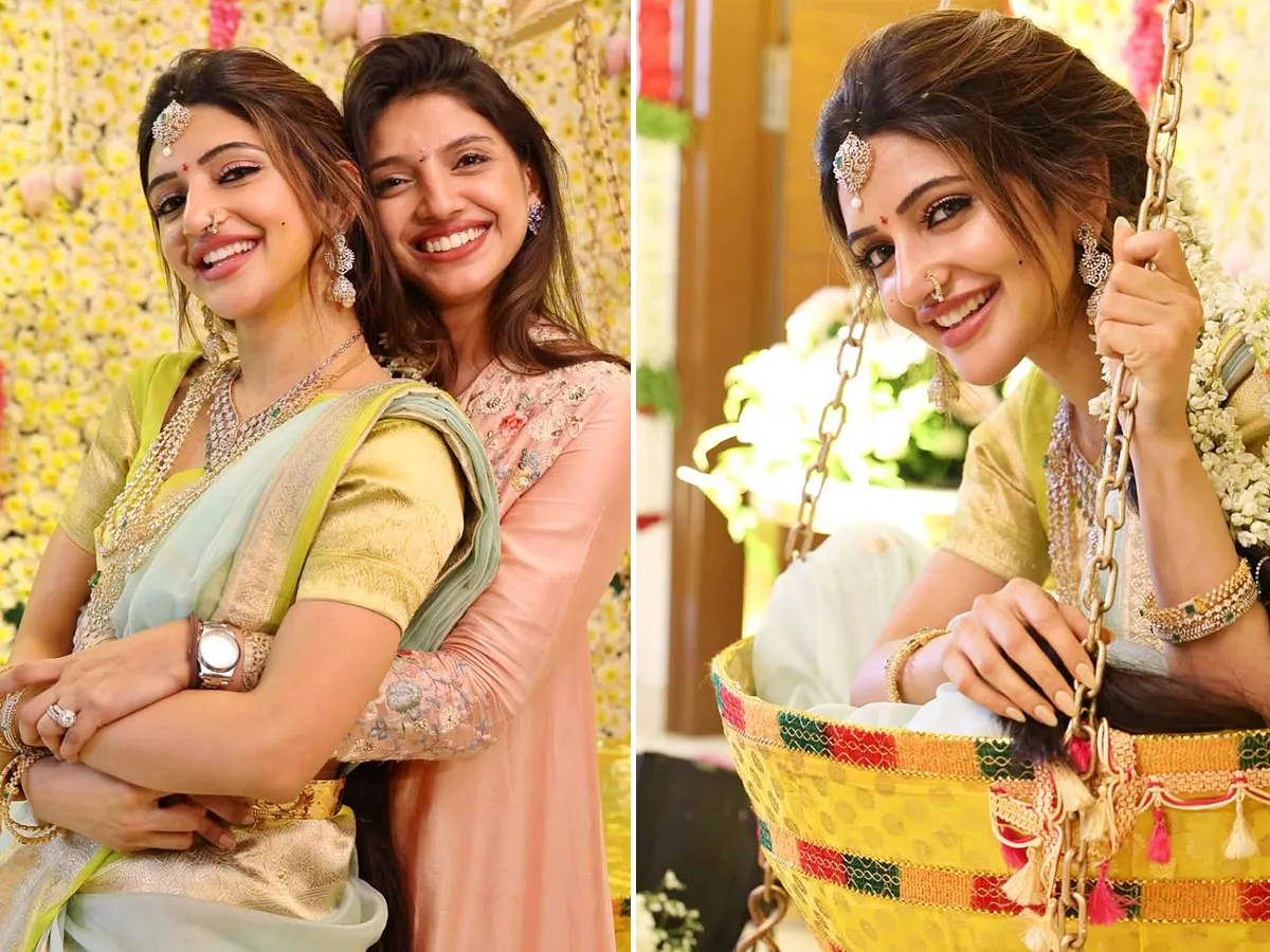 పెళ్లి వేడుకలా హీరోయిన్ శ్రీలీల బర్త్‌ డే (ఫొటోలు)