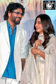  Actor Nagarjuna during the music launch of the upcoming film Kuberaa9