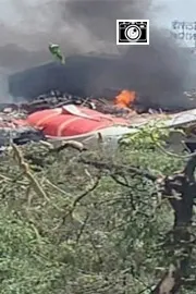 Air India Ahmedabad-London flight crashes near airport in Meghani area Photos12