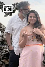 Director Sukumar And His wife Thabitha celebrating Their 16th wedding Anniversary Photos8