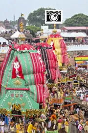 Devotees Gather For Grand Rath Yatra Of Lord Jagannath In Puri Photos9