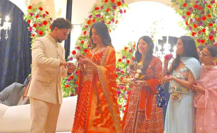 Kuldeep Yadav Engagement : ఘనంగా స్పిన్నర్ కుల్దీప్‌ యాదవ్‌ నిశ్చితార్థం (ఫొటోలు)