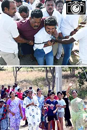 Crowd Rush To YS Jagan Bangarupalyam Tour Photos5