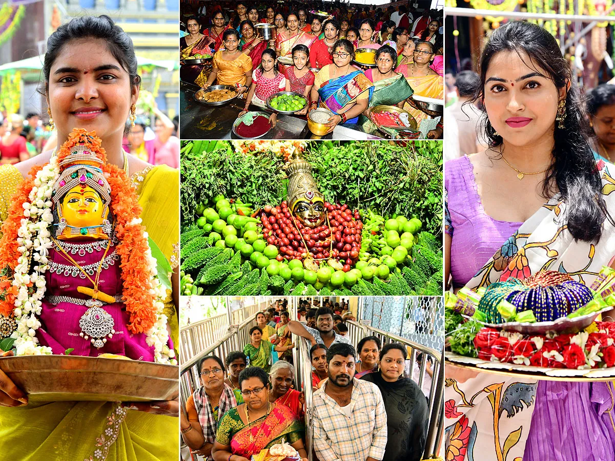 ఇంద్రకీలాద్రిపై అంగరంగ వైభవంగా శాకంబరి ఉత్సవాలు (ఫొటోలు)