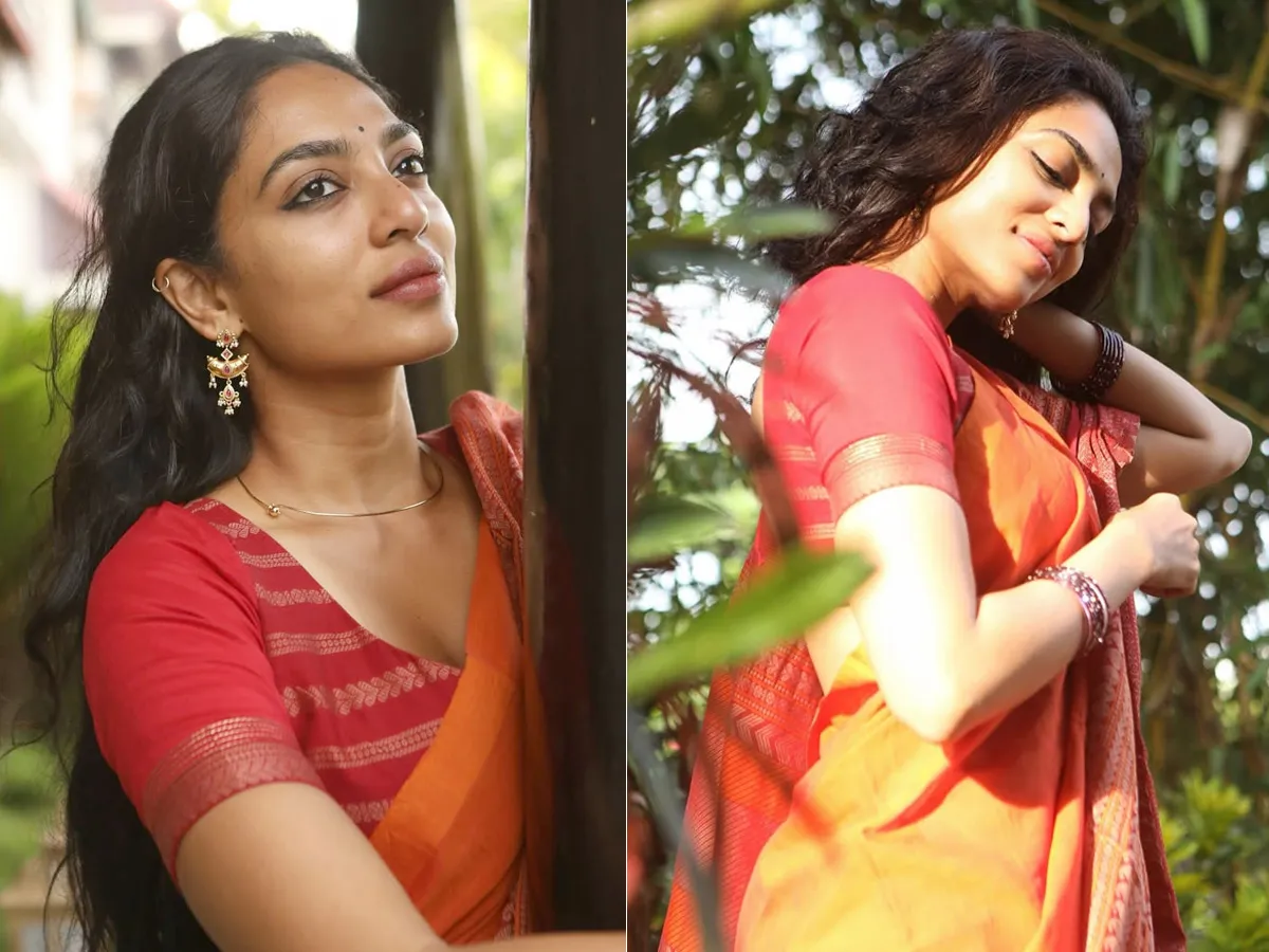 ట్రెడిషనల్‌ శారీ లుక్‌లో అక్కినేనివారి కోడలు శోభిత (ఫోటోలు)