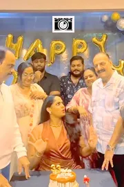Senior Actress Radha Daughter Karthika Nair Grand Birthday Celebration Photos2