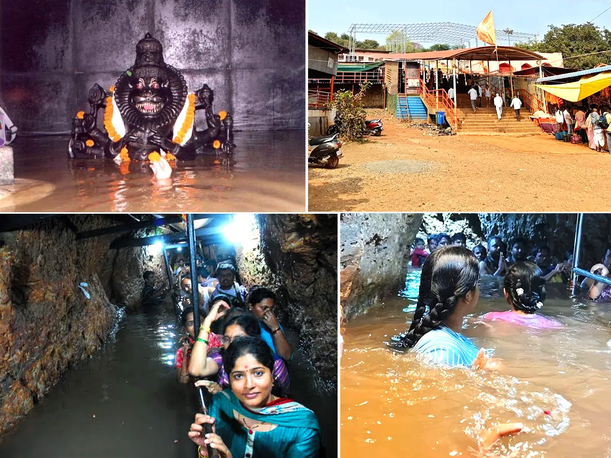 600 మీటర్ల లోతు నీటి గుహలో  ప్రయాణం..నరసింహ స్వామి దర్శనం ఎక్కడో తెలుసా? (ఫొటోలు)