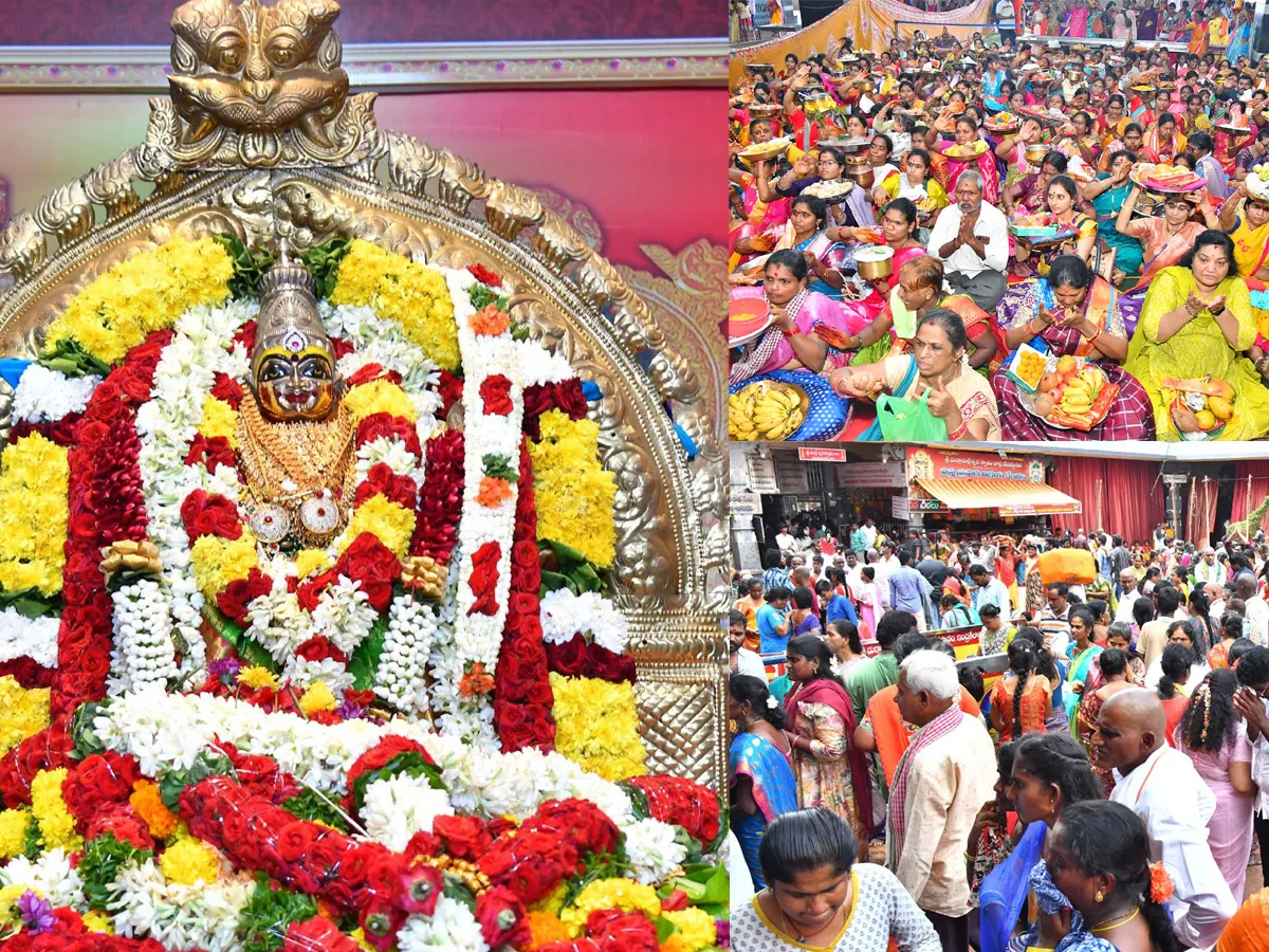 ఆషాడమాసం.. విజయవాడ దుర్గ గుడిలో భక్తుల రద్దీ (ఫోటోలు)