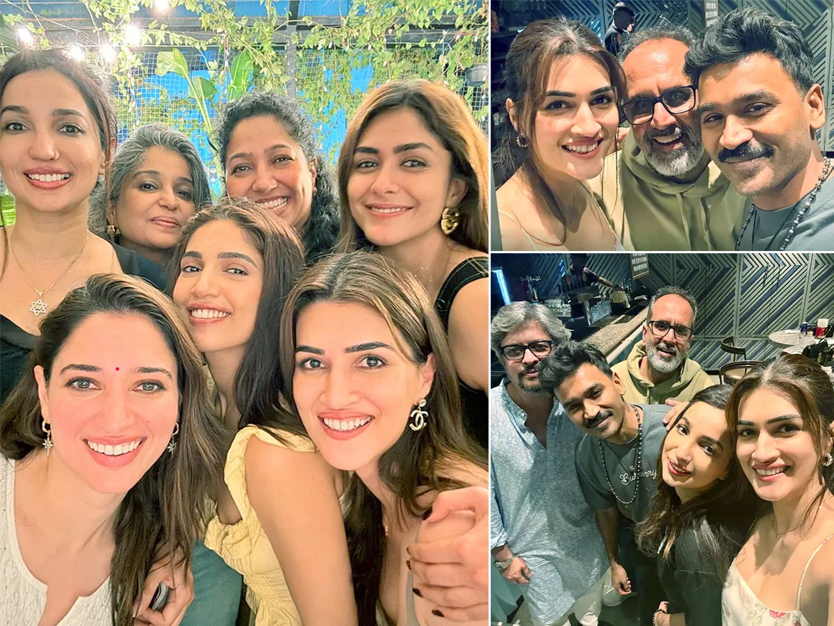 నలుగురు టాప్‌ హీరోయిన్లతో ధనుస్‌ పార్టీ.. ఎందుకో తెలుసా (ఫోటోలు)