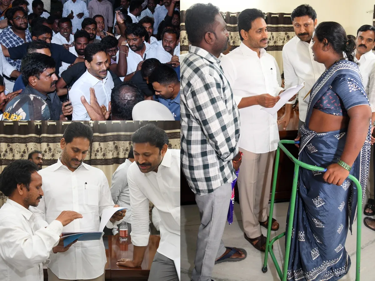 పులివెందులలో వైఎస్‌ జగన్‌.. పోటెత్తిన అభిమానం