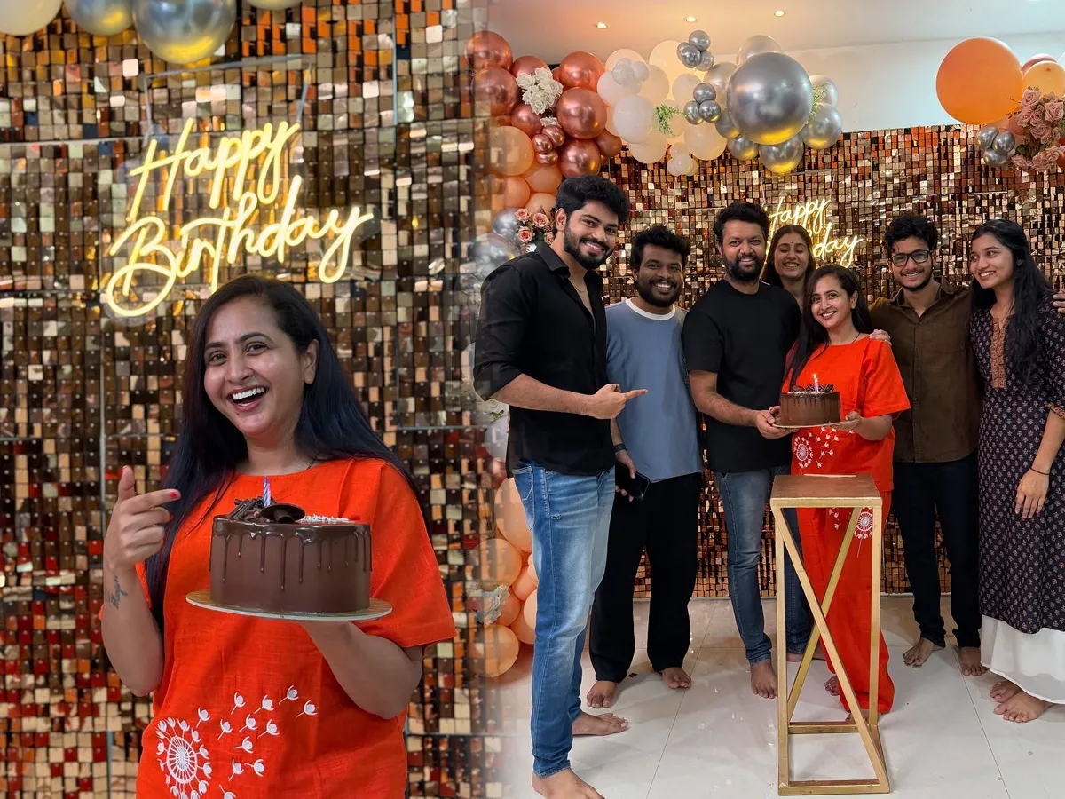 యాంకర్ లాస్య బర్త్ డే సెలబ్రేషన్స్ (ఫొటోలు)