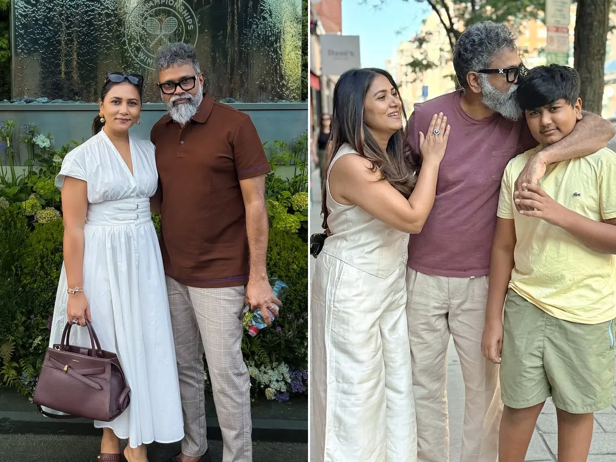 యూఎస్‌లో డైరెక్టర్ సుకుమార్‌ దంపతులు (ఫోటోలు)