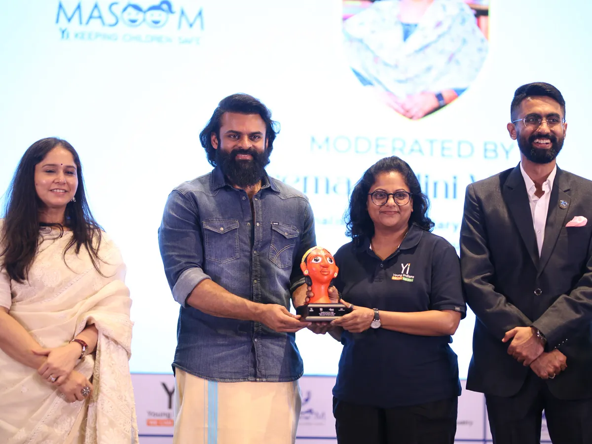 అభయం మసూమ్‌ సదస్సులో మెగా హీరో సాయిదుర్గ తేజ్‌ (ఫోటోలు)
