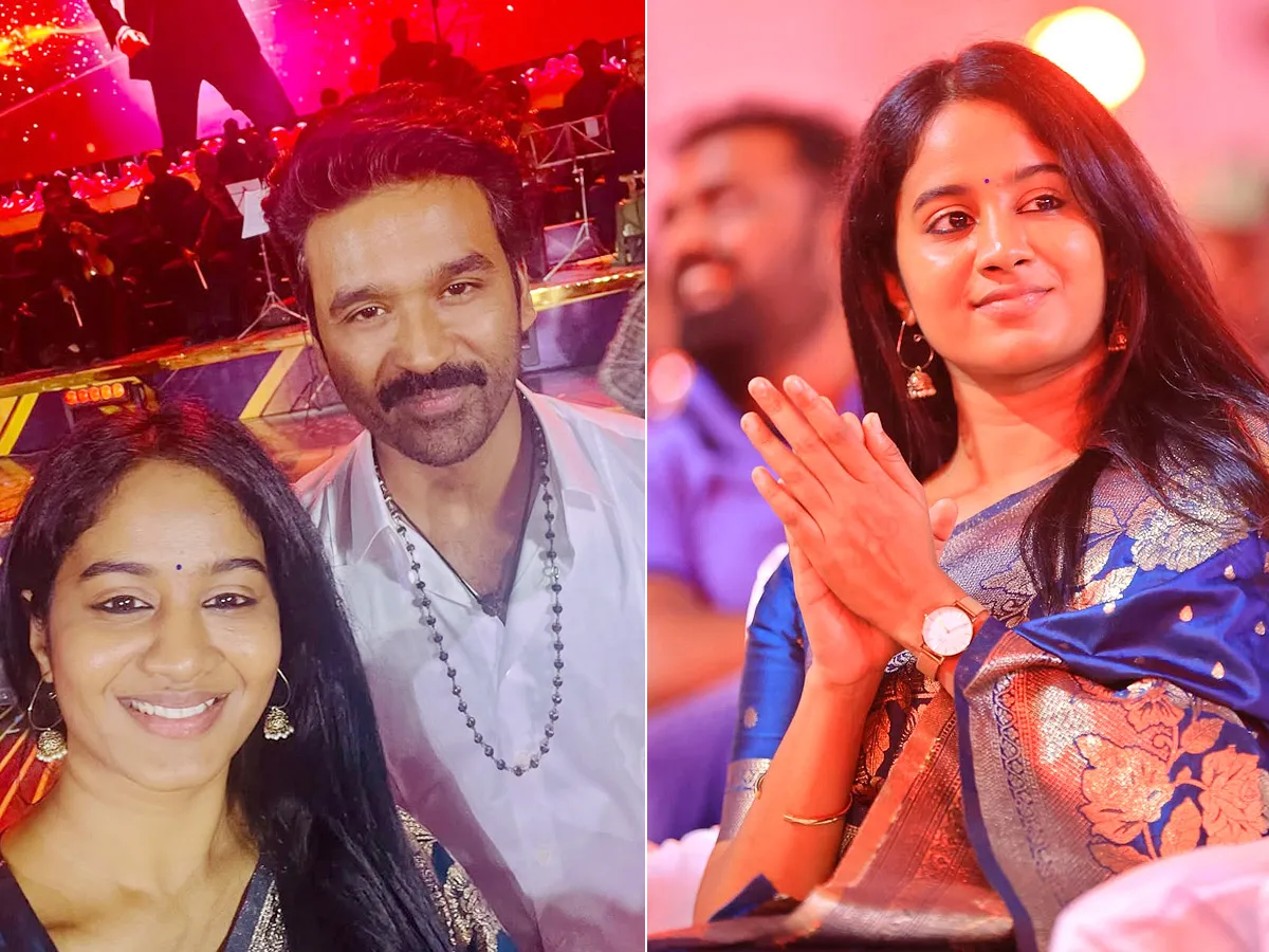 హీరో ధనుష్‌ 'ఇడ్లీ కొట్టు' ఈవెంట్‌లో స్పెషల్ అట్రాక్షన్‌గా బ్రిగిడ సాగా (ఫొటోలు)