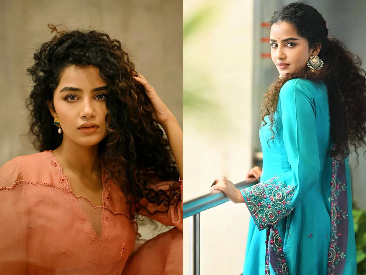 దివినుంచి దిగి వచ్చిన తారలా పరదా బ్యూటీ (ఫోటోలు)