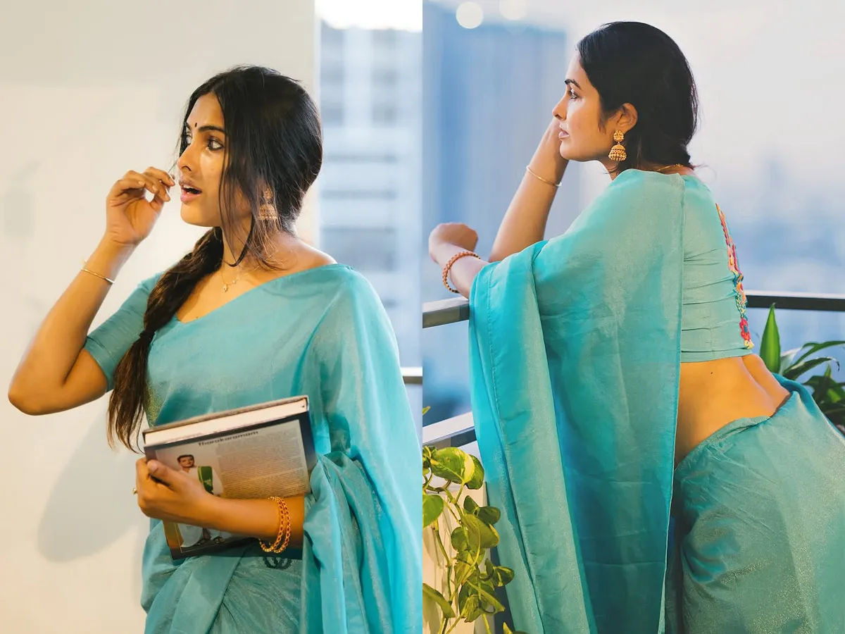 శారీలో బిగ్‌బాస్‌ బ్యూటీ దివి అందాలు (ఫోటోలు)