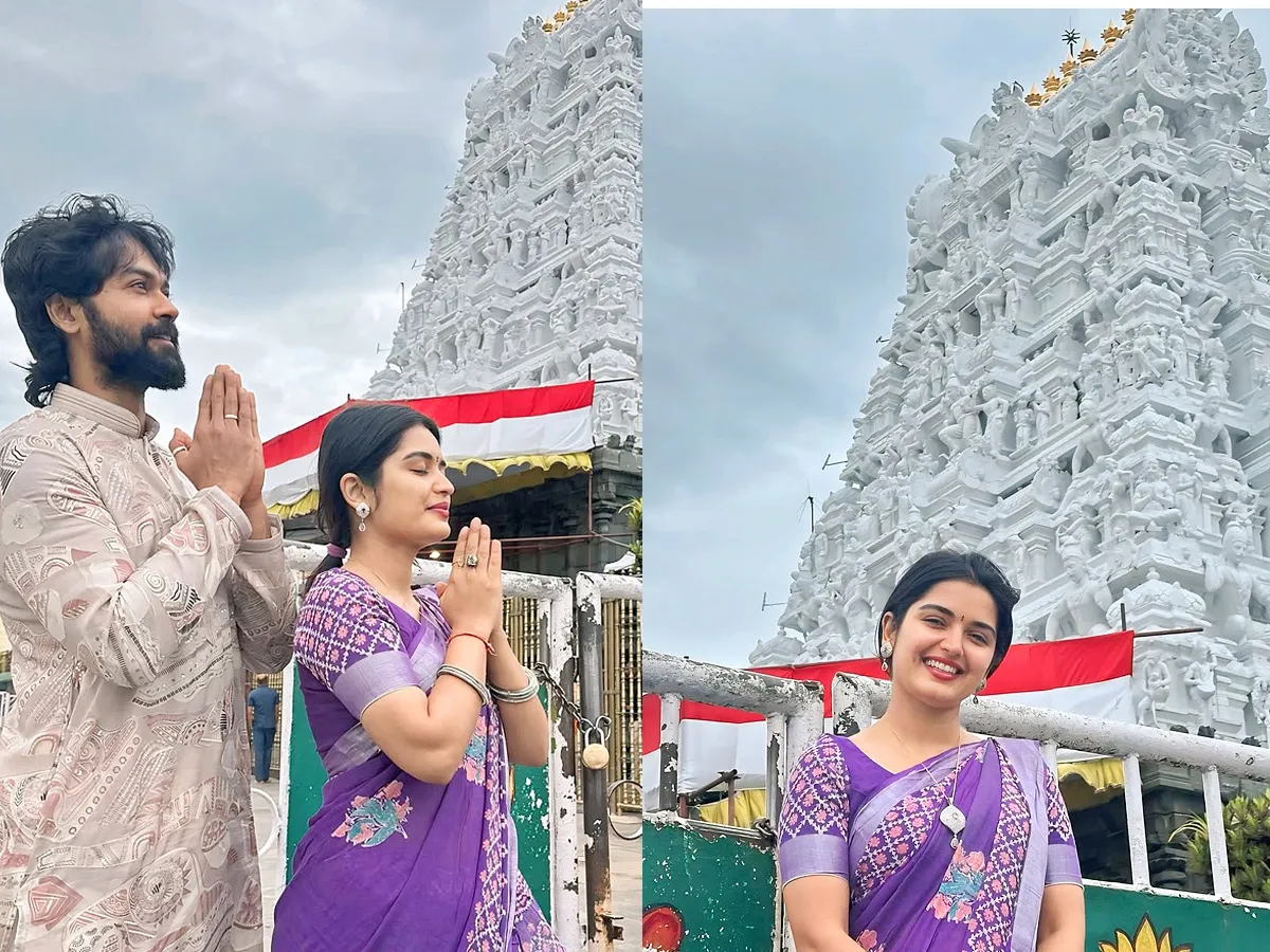 ప్రియుడితో తిరుమల వెళ్లిన ప్రియాంక జైన్‌ (ఫోటోలు)