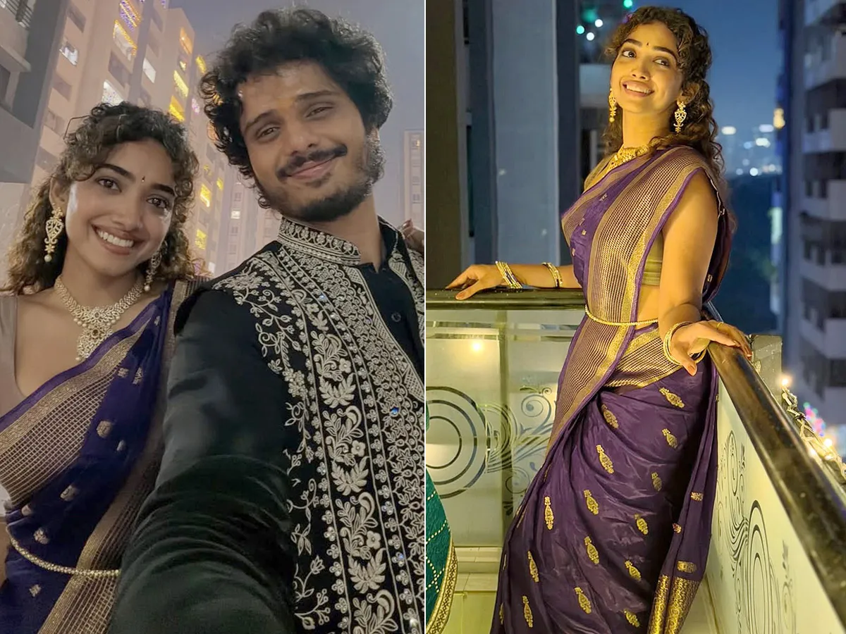 అల్లు అర్జున్‌ వీరాభిమాని శాన్వీ మేఘన దీపావళి సెలబ్రేషన్స్ (ఫోటోలు)