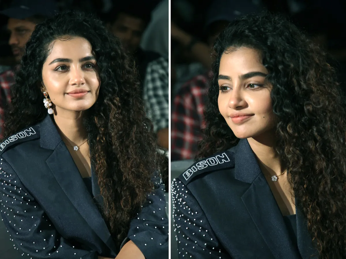 ‘బైసన్’ మూవీ ప్రెస్ మీట్ లో మెరిసిన అనుపమ పరమేశ్వరన్ (ఫొటోలు)