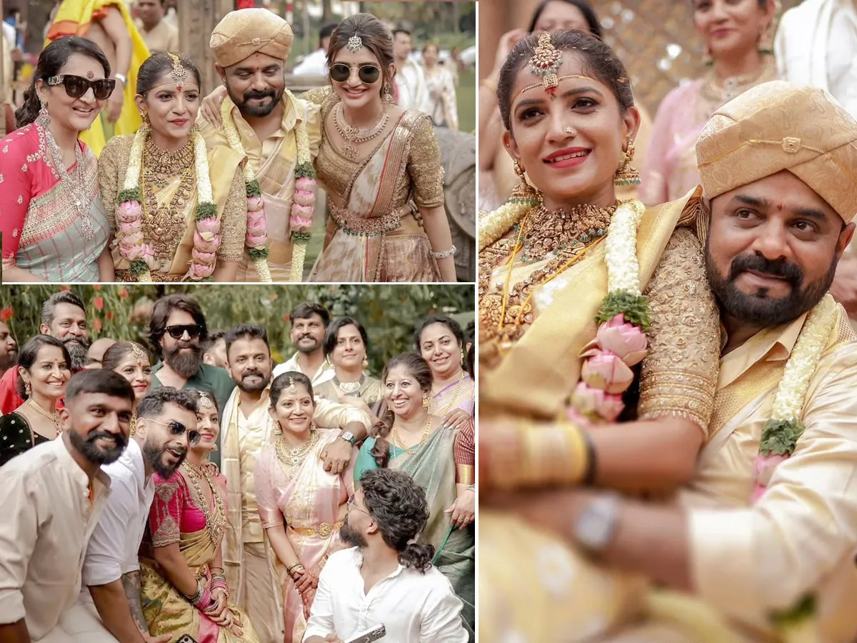 'సలార్' సినిమాటోగ్రాఫర్ పెళ్లి.. ప్రశాంత్ నీల్, యష్, శ్రీలీల సందడి (ఫొటోలు)
