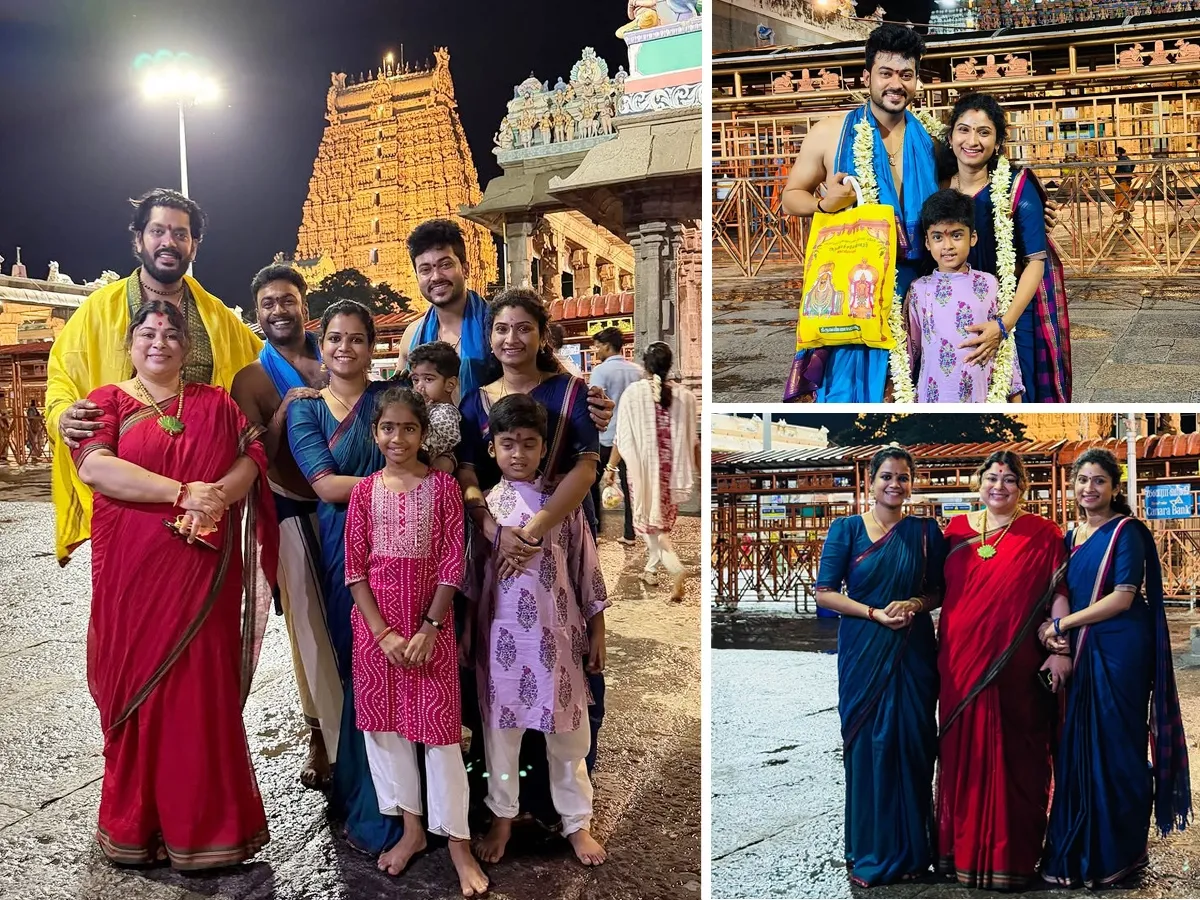 తెలుగు సీరియల్ యాక్టర్స్ అరుణాచలం ట్రిప్ (ఫొటోలు)