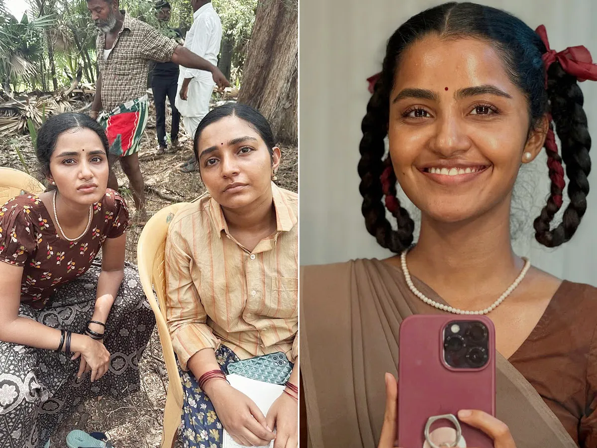 'బైసన్' కోసం పల్లెటూరి అమ్మాయిలా మేకప్ లేకుండా (ఫొటోలు)