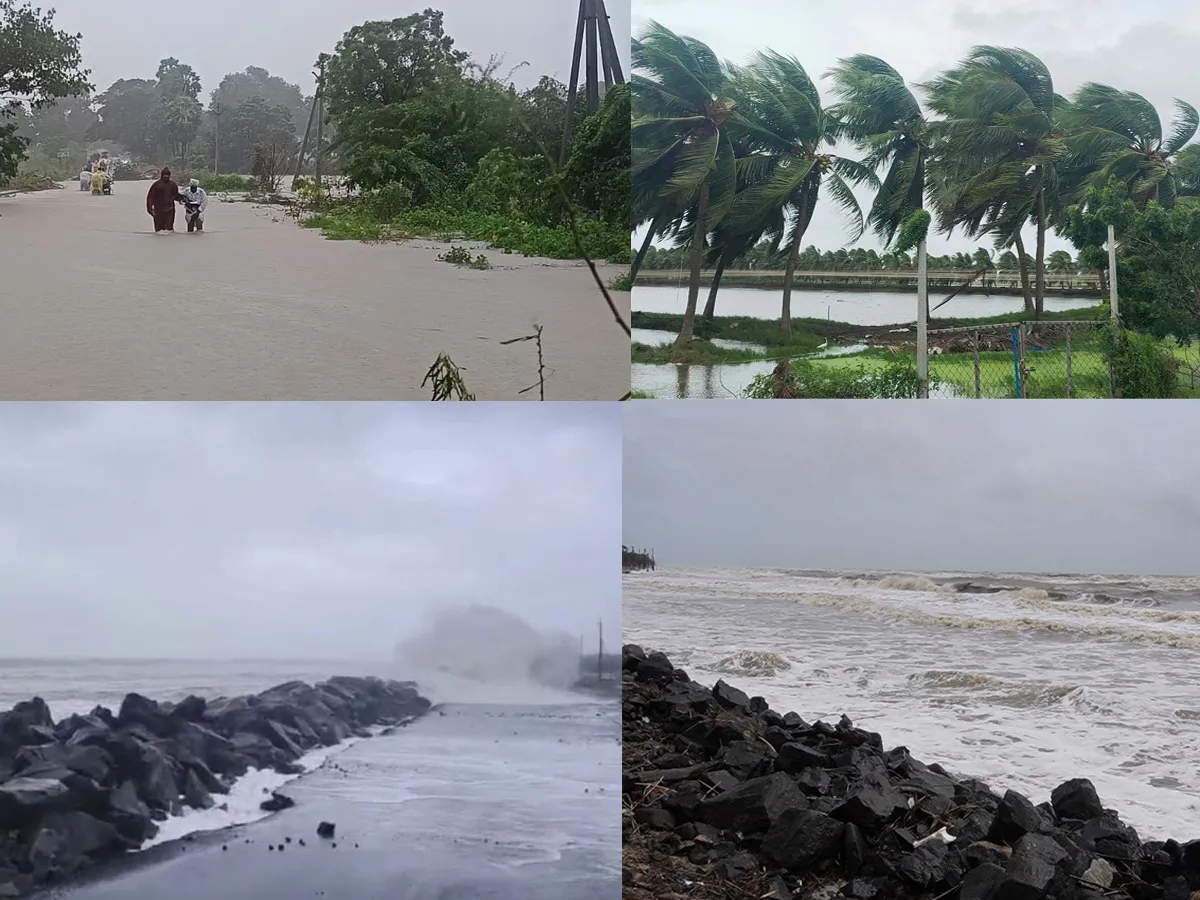 మోంథా బీభత్సం.. (ఫొటోలు)