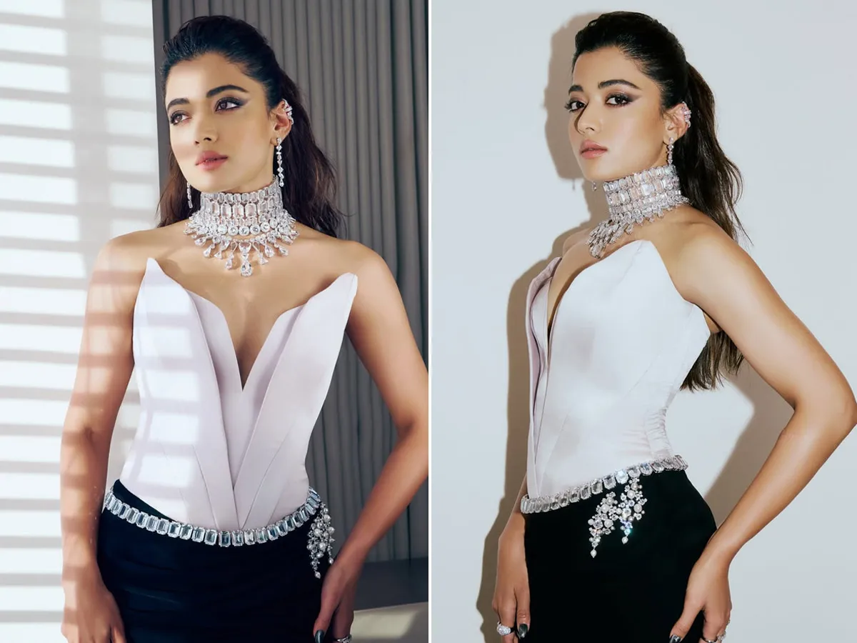 డైమండ్‌ నగల్లో మెరిపోతున్న రష్మిక మందన్నా (ఫోటోలు)