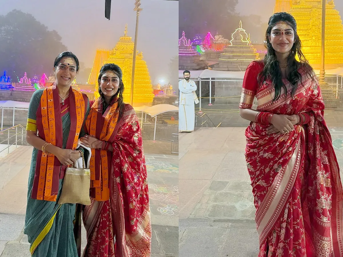 SurekhaVani Daughter Supritha Visited Srisailam Photos