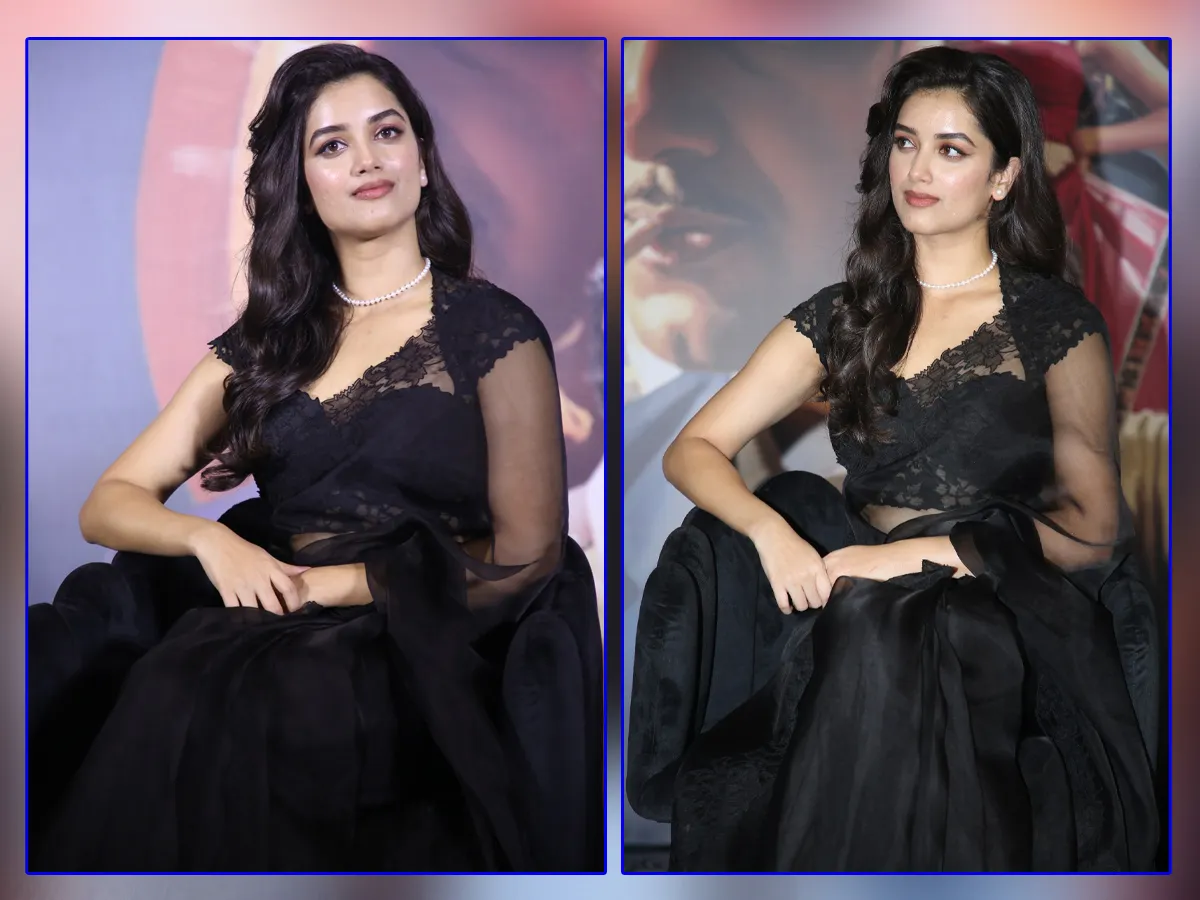 చీరలో చందమామే.. అందరి చూపులు తనపైనే! (ఫోటోలు)