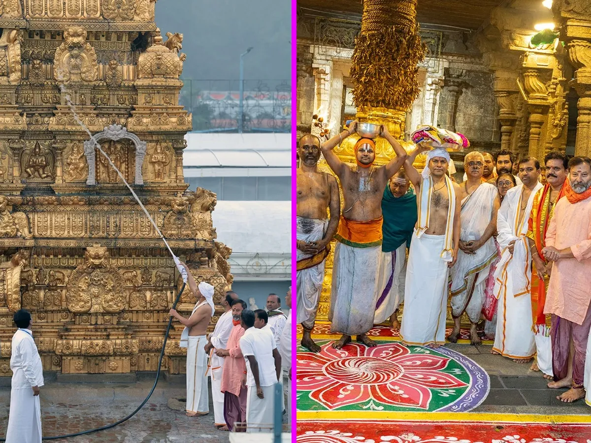 తిరుమల శ్రీవారి ఆలయంలో శాస్త్రోక్తంగా కోయిల్‌ ఆళ్వార్‌ తిరుమంజనం