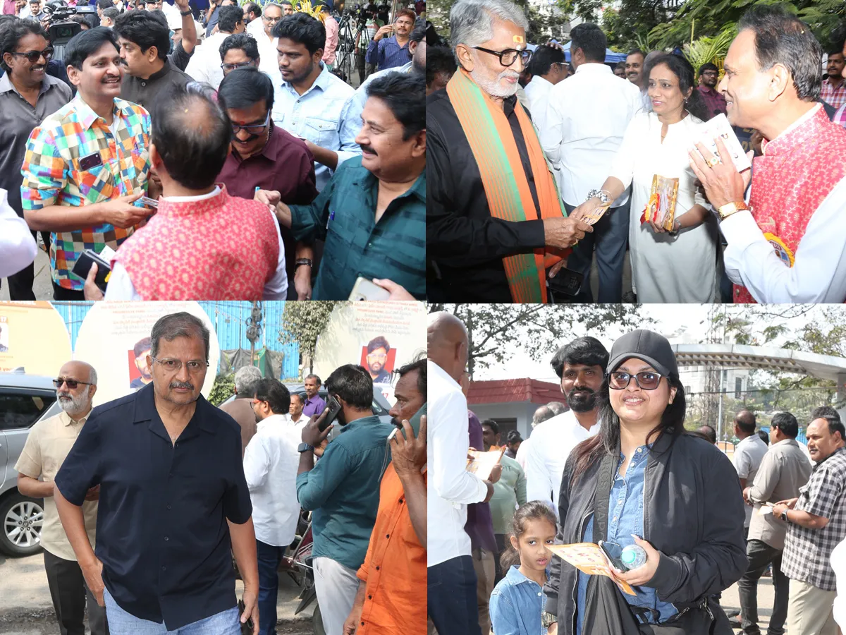 ఫిలిం ఛాంబర్ ఎన్నికల్లో టాలీవుడ్ సెలబ్రిటీలు (ఫొటోలు)