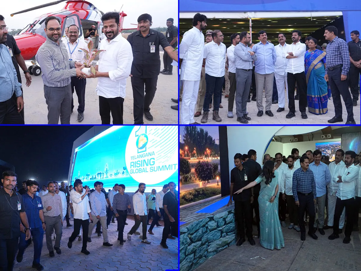 తెలంగాణ రైజింగ్ గ్లోబల్ సమ్మిట్ లో ఏర్పాట్లపై అధికారులను ఆరా తీసిన సీఎం రేవంత్ రెడ్డి