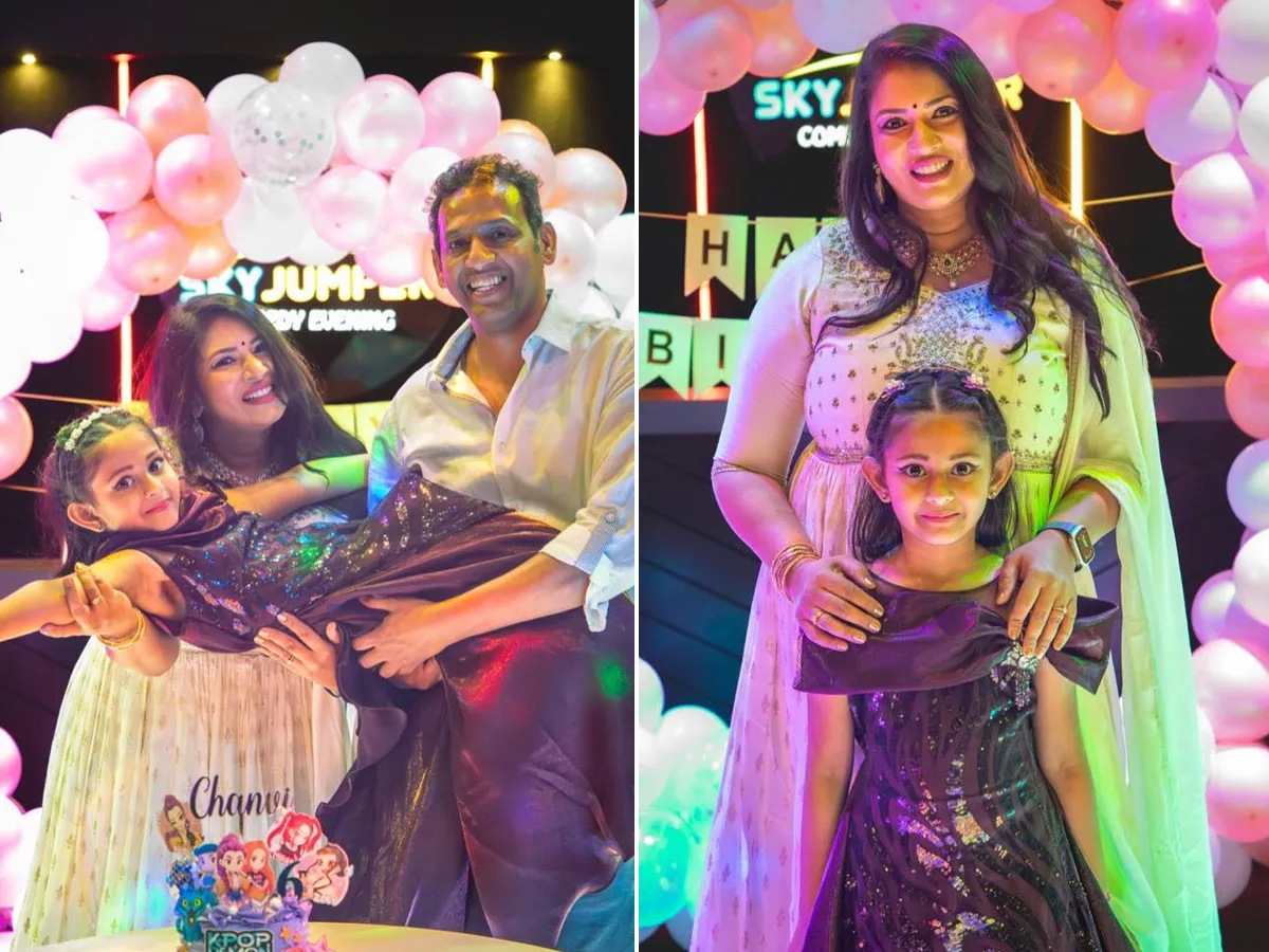 హీరోయిన్‌ సంఘవి కూతురి బర్త్‌డే సెలబ్రేషన్స్‌ (ఫోటోలు)